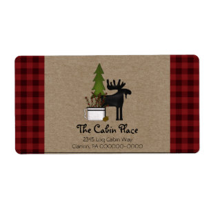 Rustic Buffalo Plaid Cabin Lodge Style  