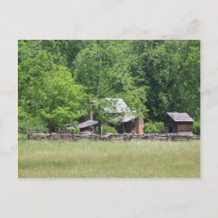 Rustic Buildings Postcard