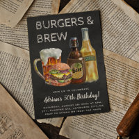 Rustic Burgers & Brew Birthday BBQ