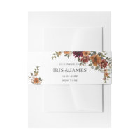 Rustic Burgundy Burnt Orange Rust Floral Wedding