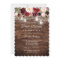 Rustic Burgundy Floral Lights 16th Sweet Sixteen