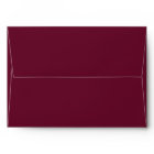 Rustic Burgundy Floral Wood Invitation