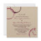 Rustic Burgundy Wine Stain Wedding