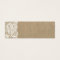 Rustic Burlap and Lace Wedding Place Card