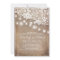 Rustic Burlap and Lights Lace Wedding Anniversary