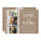 Rustic Burlap & Lace 3 Custom Photo Wedding Shower