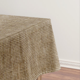 Rustic Burlap Nature Pattern Tablecloth – Outdoor