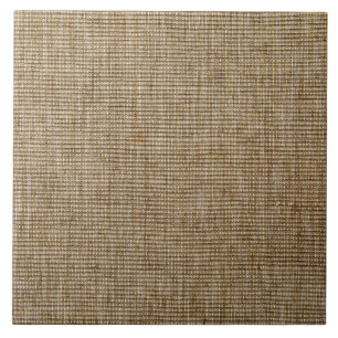 rustic burlap nature pattern tile