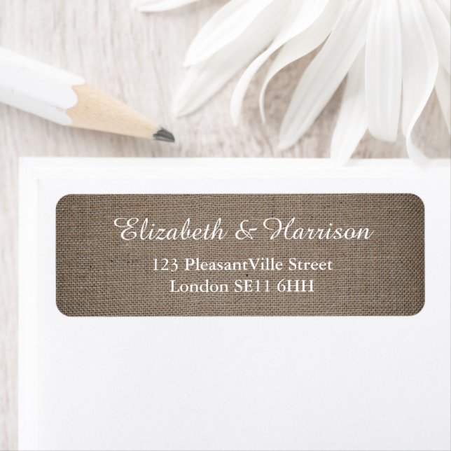 Rustic Burlap Wedding (Insitu)