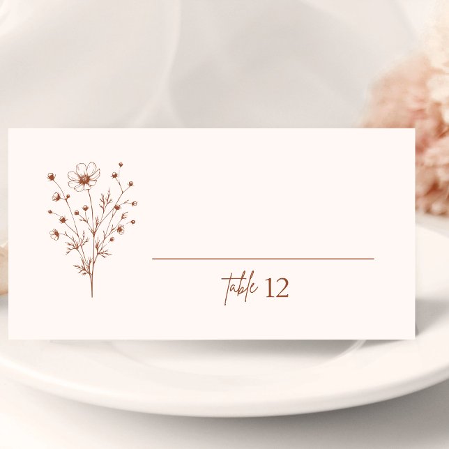 Rustic Burnt Orange Boho Botanicals Wedding (Creator Uploaded)