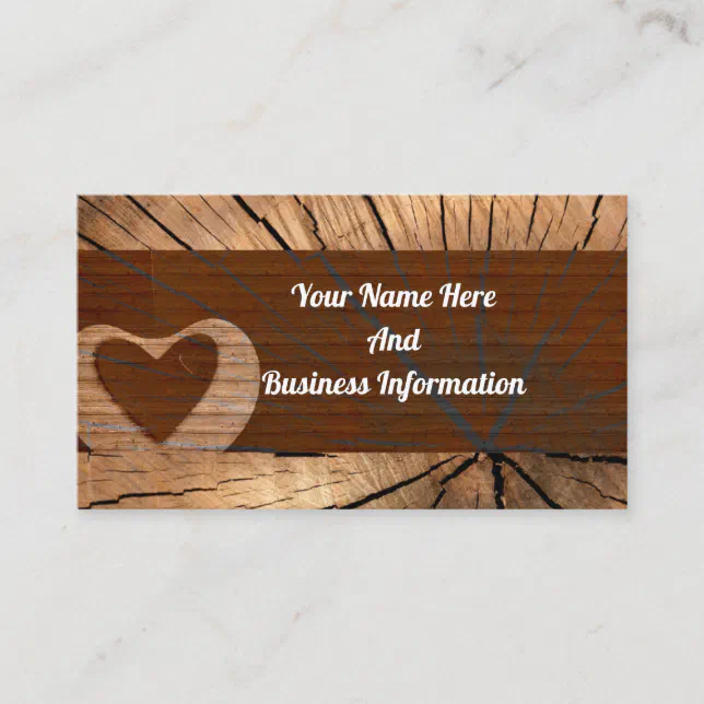 Rustic Business Card Examples Rustic Business Card | Zazzle