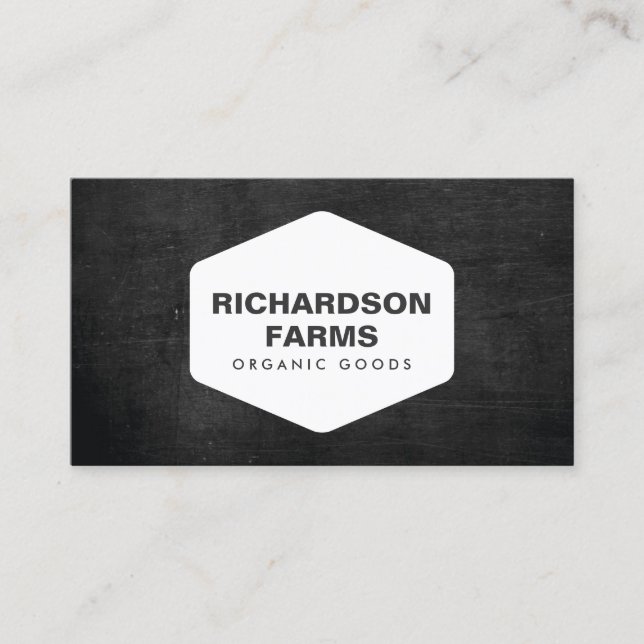 RUSTIC BUSINESS CARD FOR FARMERS, FARMS (Front)