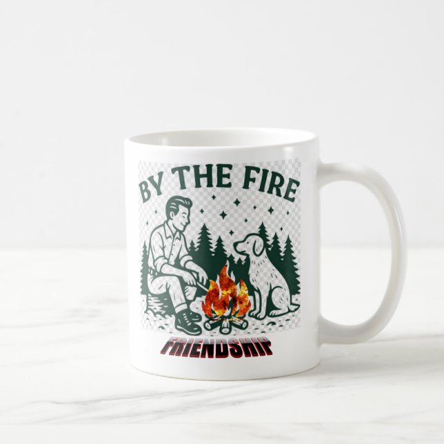 Rustic by The Campfire Friendship Coffee Mug (Right)