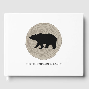 Rustic Cabin Guest Book