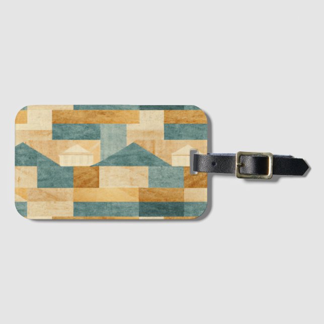 Rustic/Cabin/Lodge/Mountain  Luggage Tag (Front Horizontal)