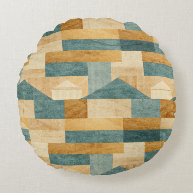 Rustic/Cabin/Lodge/Mountain  Round Cushion (Front)
