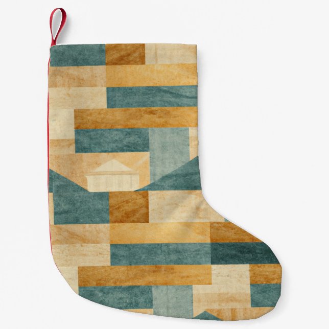 Rustic/Cabin/Lodge/Mountain  Small Christmas Stocking (Front)