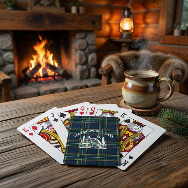 Rustic Cabin Personalised Playing Cards (Creator Uploaded)
