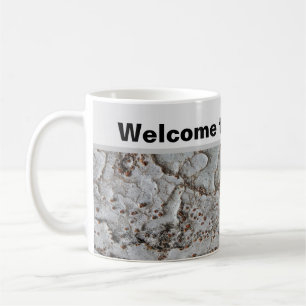 Rustic Cabin Rental Nature Photo Welcome Guest Coffee Mug