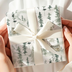 Rustic Cabin Wrapping Paper