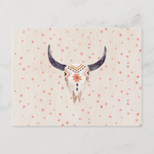 Rustic Cactus RSVP Postcard