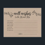 Rustic calligraphy well wishes for Mr and Mrs Invitation<br><div class="desc">Rustic calligraphy well wishes for Mr and Mrs</div>
