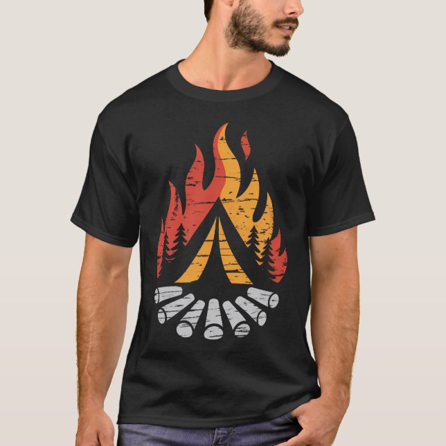 Rustic Campfire T-Shirt (Front)