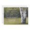 Rustic Carved Heart Birch Tree Wedding Invitations