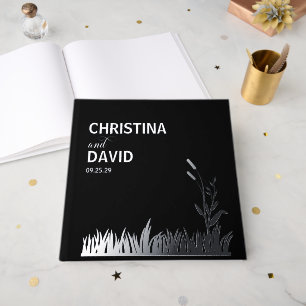 Rustic Cattails Guest Book