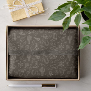 Rustic Charm Western Birthdays Rodeo Parties Tissue Paper