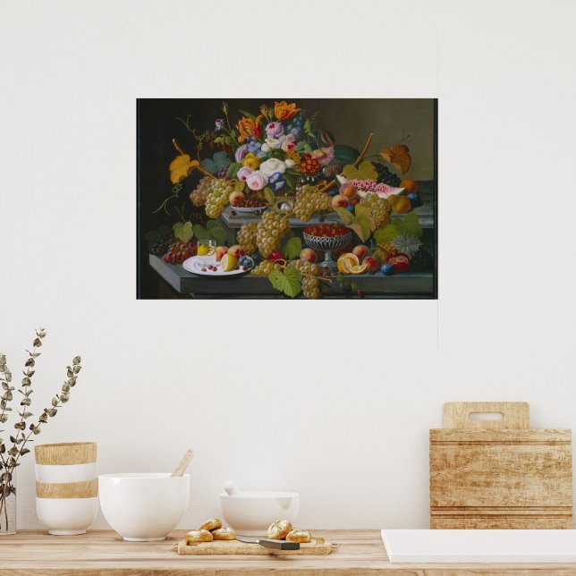 Rustic Charm With Modern Twist Poster (Kitchen)