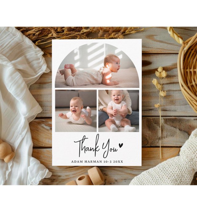 Rustic Chic Baby Shower Thank You Photo (Creator Uploaded)