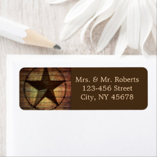 rustic chic barn wood texas star western wedding