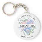 Rustic Chic Blush Pink Blue Floral Personalised