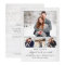 Rustic Chic Collage Wedding Save The Date Card
