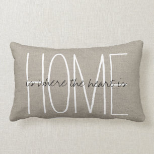 Rustic Chic Home Lumbar Cushion