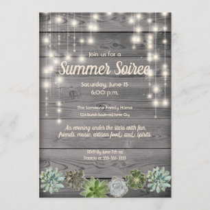 Rustic Chic Invitation