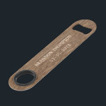 Rustic Chic Medium Taupe Brown Wood Grain Pattern<br><div class="desc">Modern contemporary but rustic wood grain pattern look design with room to customise or personalise with name and date, or limited text, of your choice. Fun keepsake gift, party favour and personal memento for special events and occasions such as an anniversary, bachelor party, Christmas stocking stuffer, and for wedding guests,...</div>