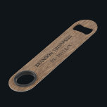 Rustic Chic Medium Taupe Brown Wood Grain Pattern<br><div class="desc">Modern contemporary but rustic wood grain pattern look design with room to customise or personalise with name and date, or limited text, of your choice. Fun keepsake gift, party favour and personal memento for special events and occasions such as an anniversary, bachelor party, Christmas stocking stuffer, and for wedding guests,...</div>