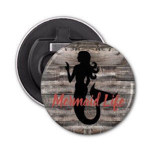 rustic chic MERMAID design style   Bottle Opener