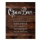 Rustic Chic OPEN BAR Party Sign Print
