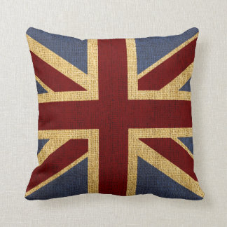 Rustic Chic Union Jack Cushion