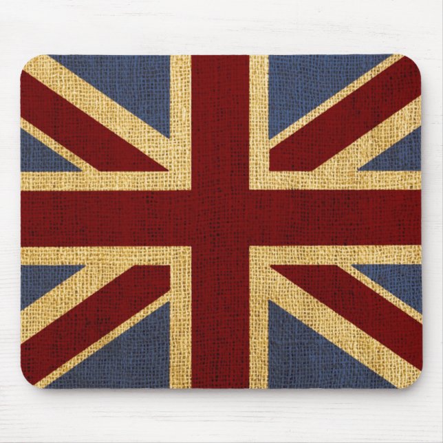 Rustic Chic Union Jack Mouse Mat (Front)