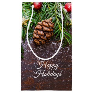 Rustic Christmas Gift Bag