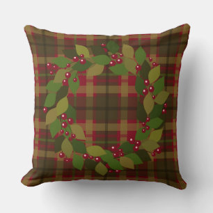Rustic Christmas Mix and Match Wreath Cushion