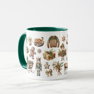 Rustic Christmas Mug