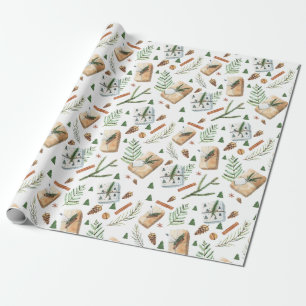 Rustic Christmas Presents Wrapping Paper