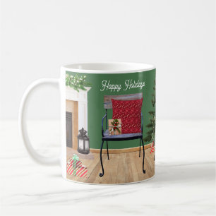 Rustic Christmas Scene Mug