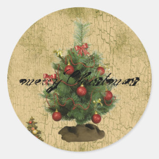 Rustic Christmas sticker