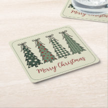 Rustic Christmas Trees Personalised